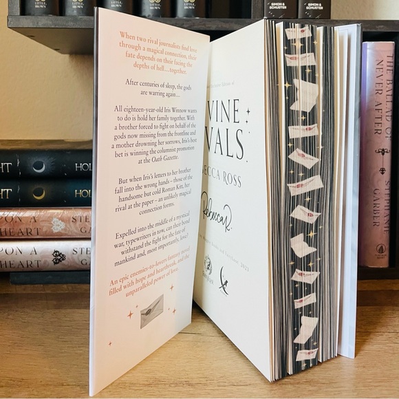 Fairyloot Exclusive Signed Edition Divine Rivals by Rebecca Ross - Picture 9 of 12